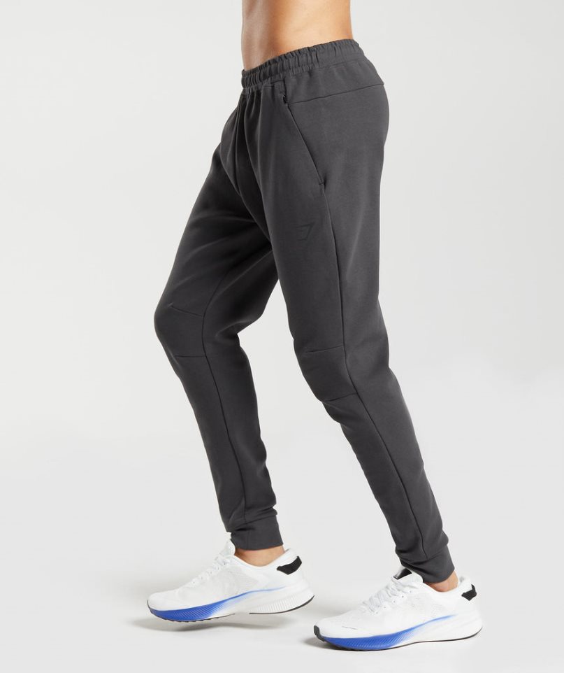 Men's Gymshark Rest Day Knit Jogger Black | NZ 7HQKES